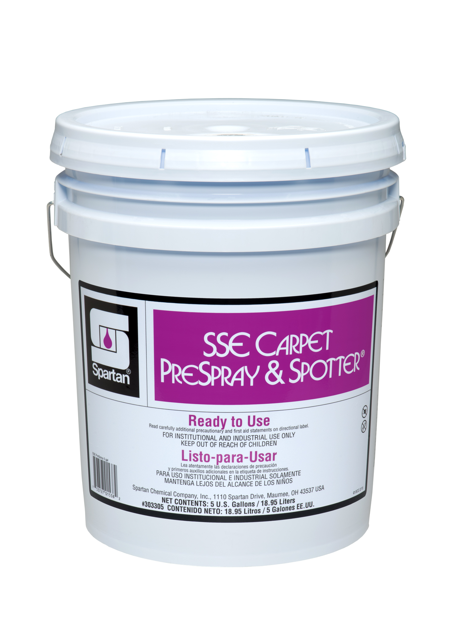 SSE Carpet Prespray & Spotter® 5 gallon pail